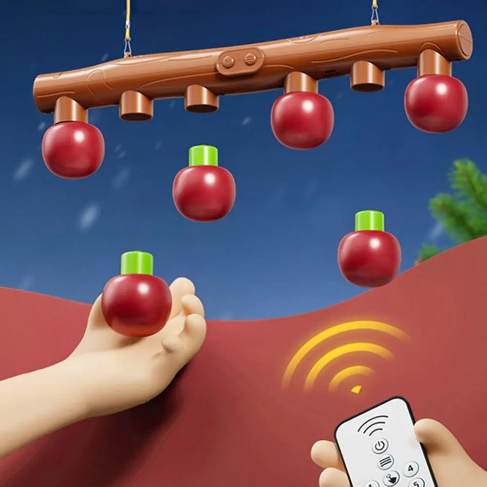 لعبة عصا التقاط التفاح متعددة الوظائف للتدريب على رد الفعل العاكس للأطفال لعبة الصيد على شكل قطرة لعبة عصا التقاط الصيد للأطفال