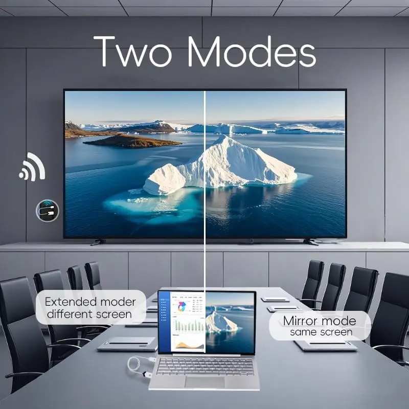 Kit de transmisor y receptor HDMI inalámbrico, 30M 1080P@60Hz, Plug & Play, Dual 2.4G/5G- para PC/PS5/4/TV Box a TV/Monitor/Proyector