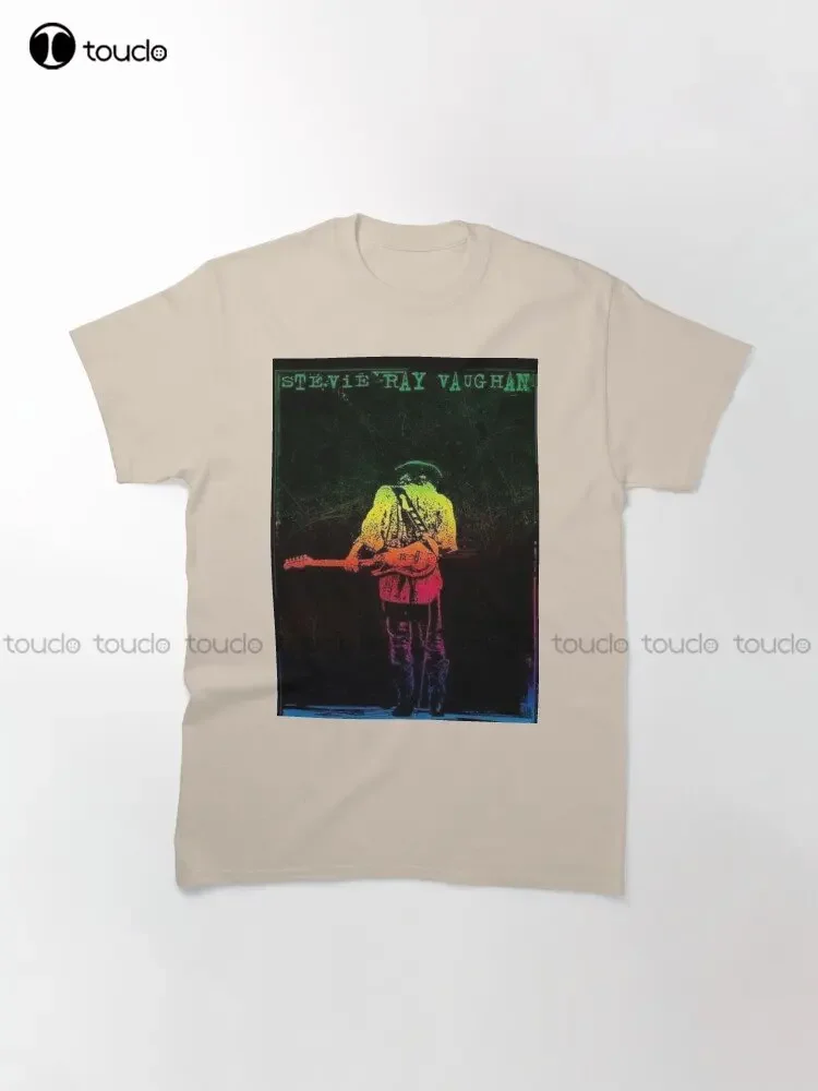 Stevie Ray Vaughan Classic T-Shirt Custom Aldult Teen Unisex Digital Printing Tee Shirts Funny Art Streetwear Cartoon Tee Xs-5Xl