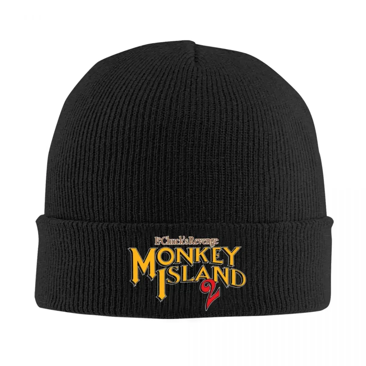 Secret Of Monkey Island Warm Knitted Cap Fashion Bonnet Hat Autumn Winter Outdoor Beanies Hats for Unisex Adult