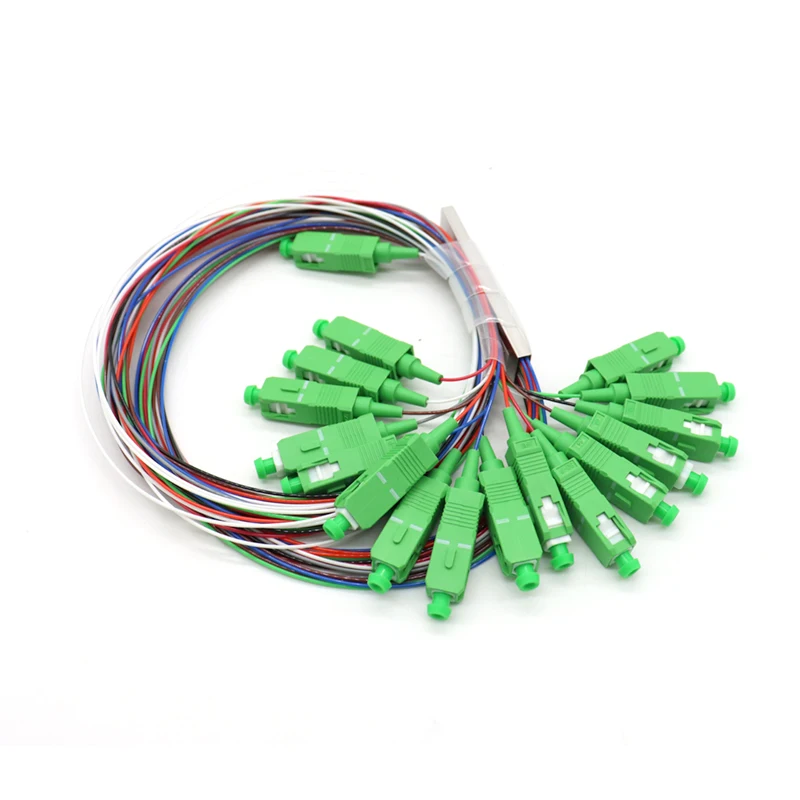 FTTH 1x16 SC/APC PLC Rozdzielacz światłowodowy SM SC Złącze optyczne 1:16 Stosunek 1m 0.9mm SM PVC Niskie straty dla FTTH/Telecom/CATV/ISP — zdjęcie produktu 7