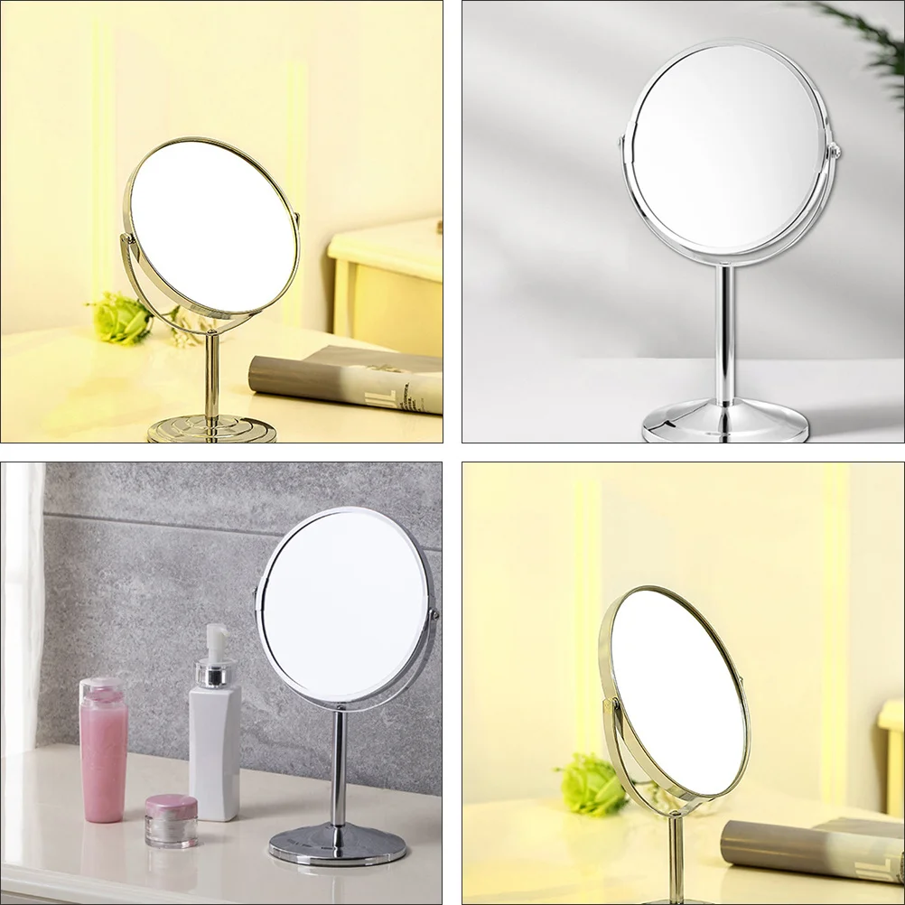 

1Pcs Makeup Mirror Double Sided 10x Magnifying 360 Degree Swivel Tabletop Vanity Desktop Mirror for Women