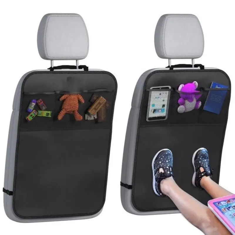 1Pcs Polyester Automotive Seat Covers Car Seat Back Kick Protectors Protection From Dirt And Mud Fit For Most Vehicles - view 5