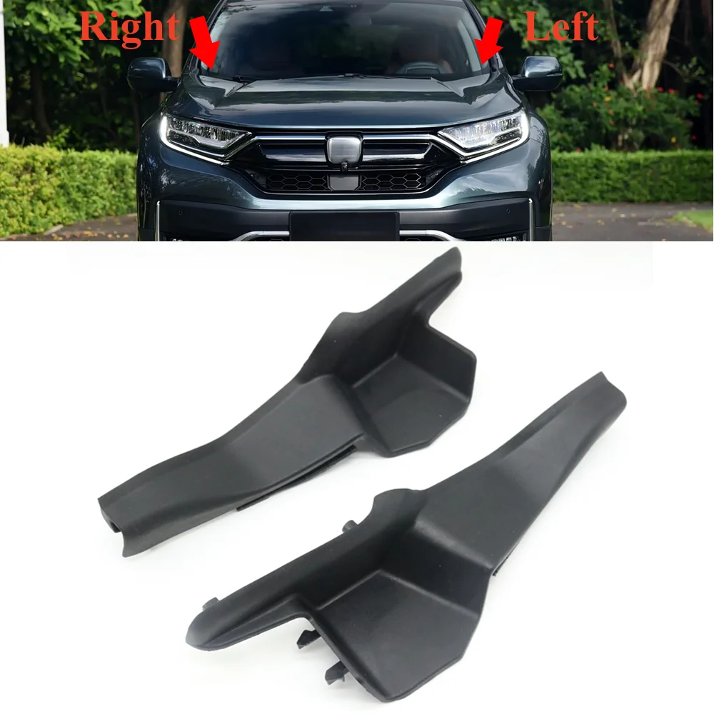 

Front Windshield Wiper Side Cowl Sealing Block Extension Cap Trim Rain Water Deflector Plate For Honda CR-V CRV V 2017-2022