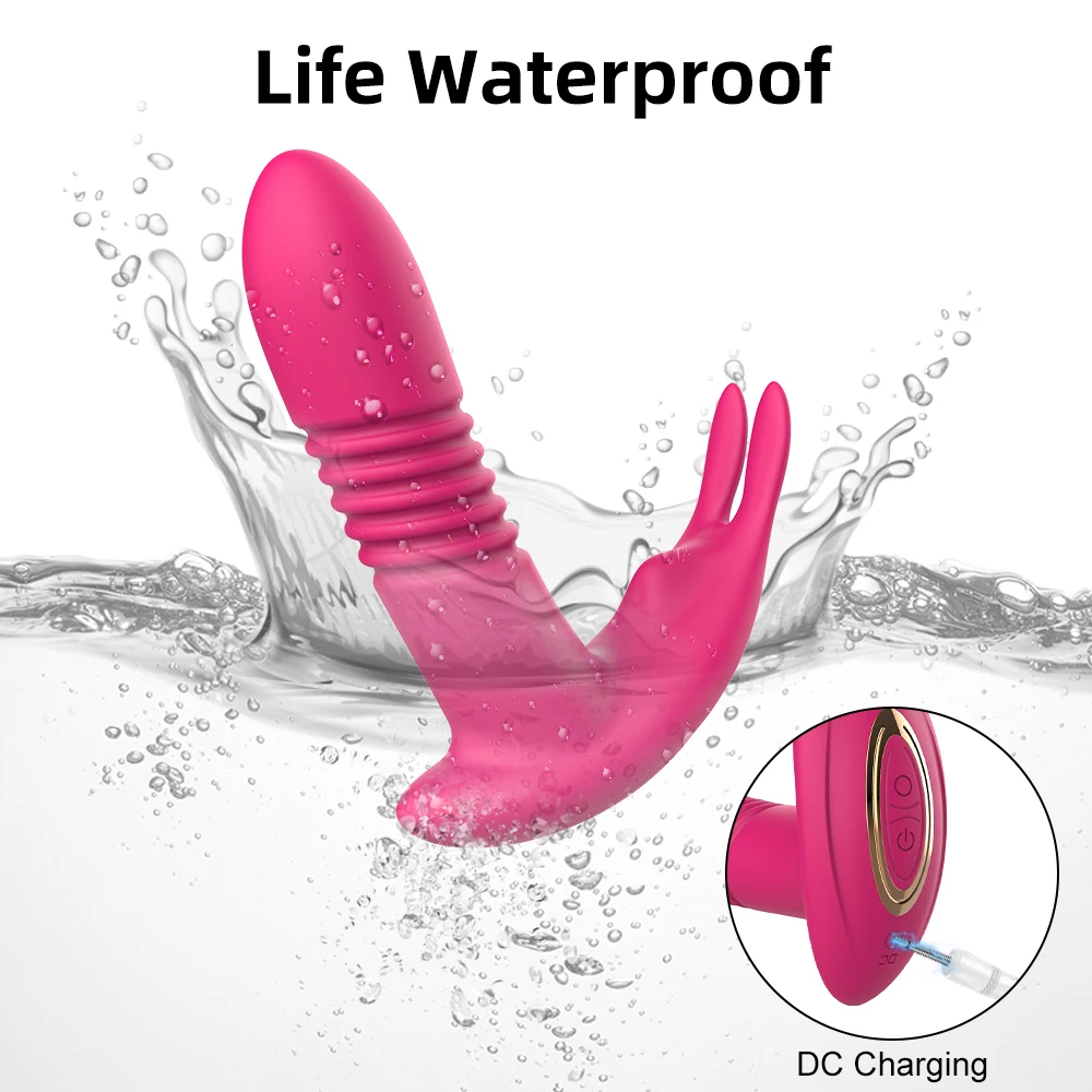 App Control Bluetooth Vibrator for Women Wearable Clitoris Stimulator G-spot Telescopic Dildo G Spot Female Masturbator Sex Toy