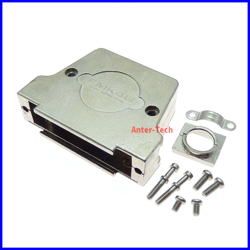 1set for DB50 Male/Female connector Metal shell welded type D-Sub 50 pin plug Socket Adapter Protection cover DB78 view 2