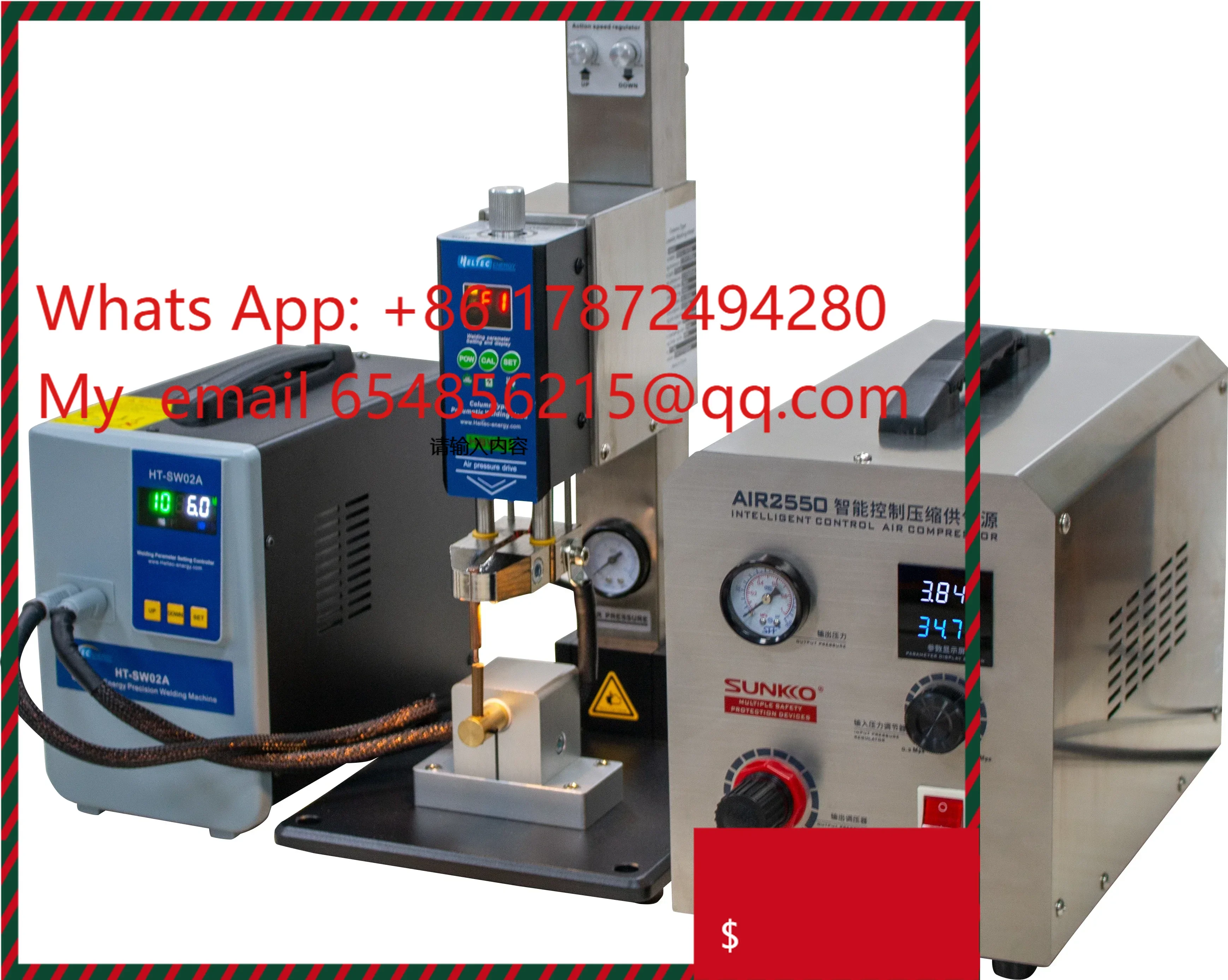 

Аппарат точечной сварки высокой мощности 36 кВт для литий-ионных аккумуляторов — ручные и пневматические сварочные аппараты с двойной сваркой HT-SW02A