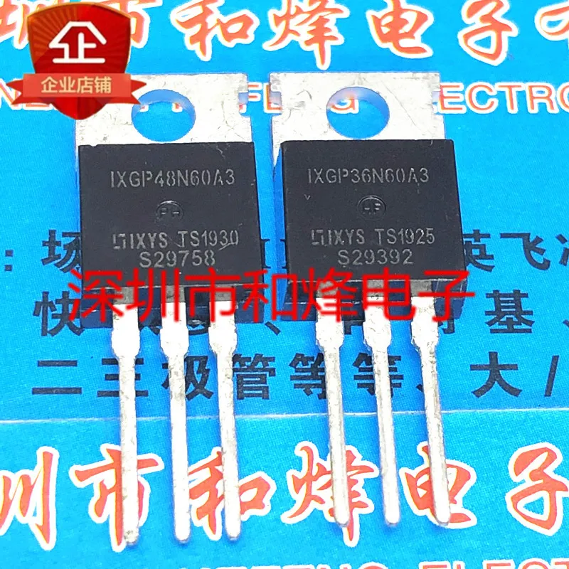 5PCS-10PCS IXGP48N60A3  TO-220 600V 48A   New And Original On Stock