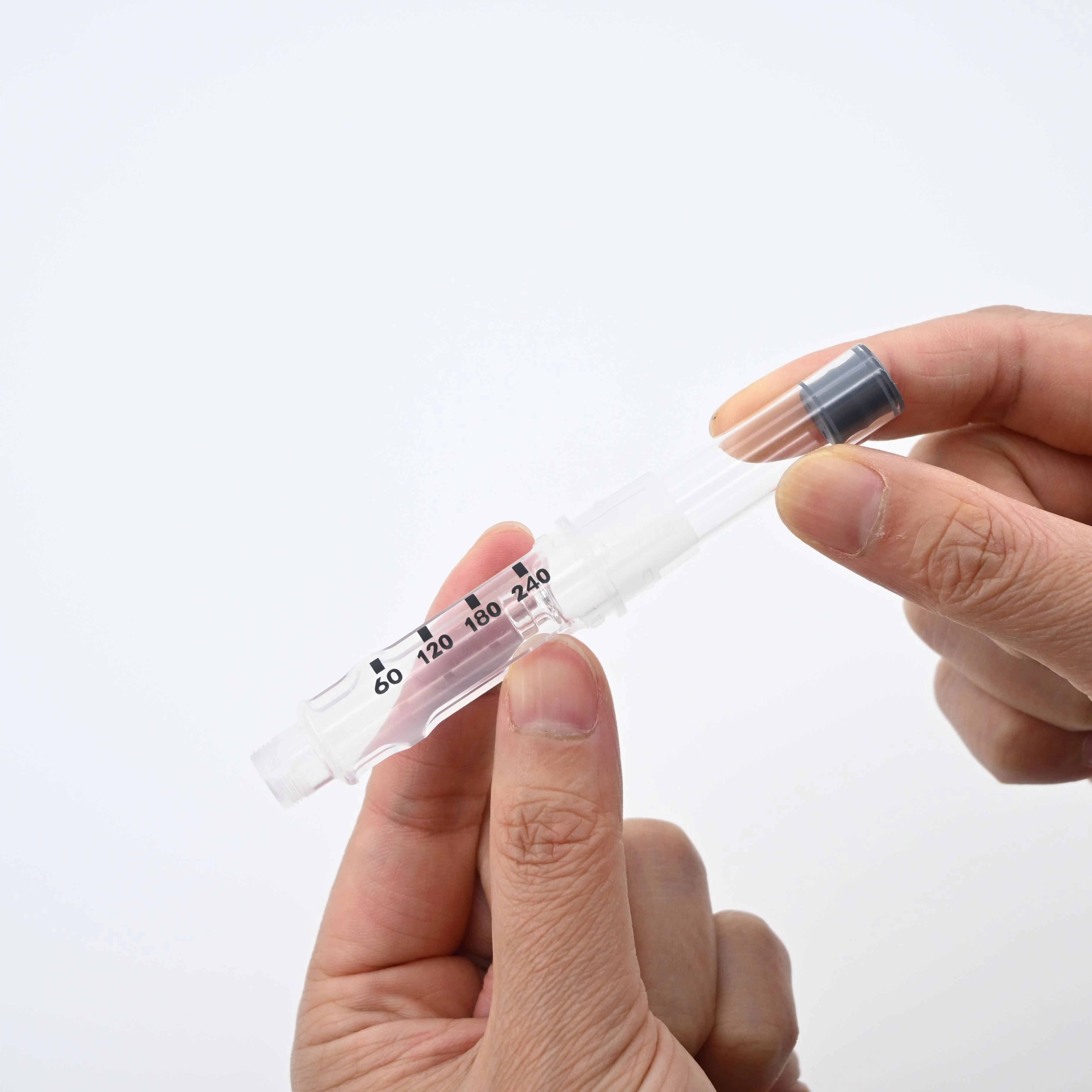5-10Pack Color Optioal Disposable Injection Pen Magic Pen 60U insulin Syringe Tattoo Handle Pen Fitting with 3ml Glass Vial view 4