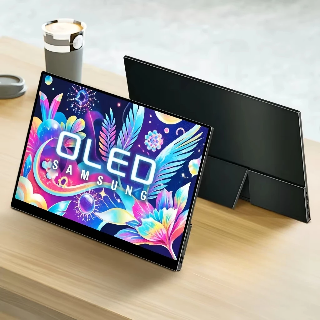 

13,3-дюймовый портативный монитор AMOLED с сенсорным экраном 4K для PS4/5, Nintendo Switch и ноутбуков