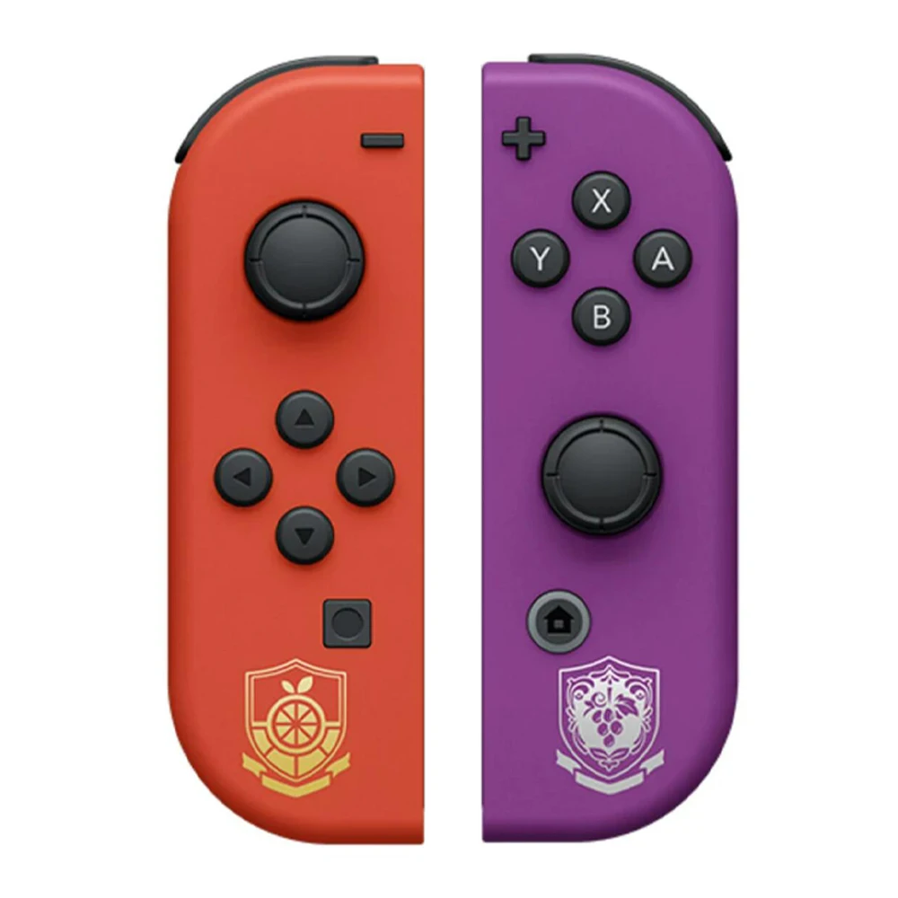 For PM Scarlet Violet Edition Replacement Shell for Nintendo Switch Console & Joy-Con DIY Parts Housing Case Accessories