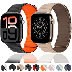 Magnetic Sports Band for Apple Watch Ultra 3 2 1 49mm 11 10 46mm 42mm Silicone wristband IWatch 9 8 7 6 5 4 45mm 41mm 44mm 40mm