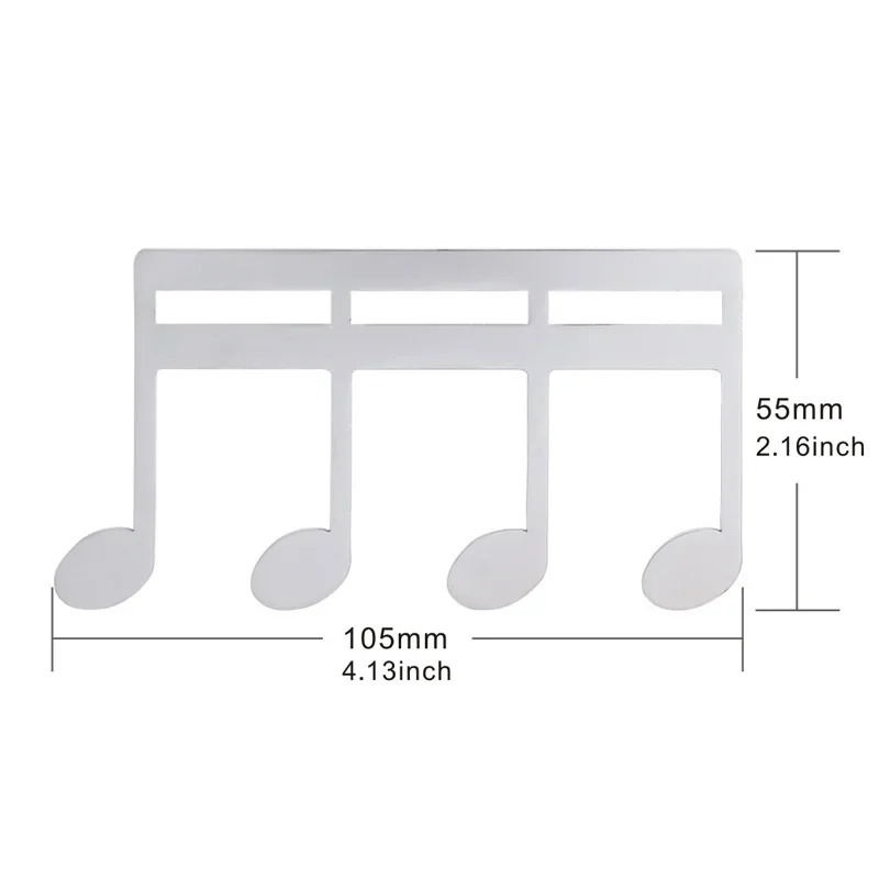 Портативный металлический зажим для клавиатуры — идеально подходит для практики и хранения музыкальных очков, 1 шт.
