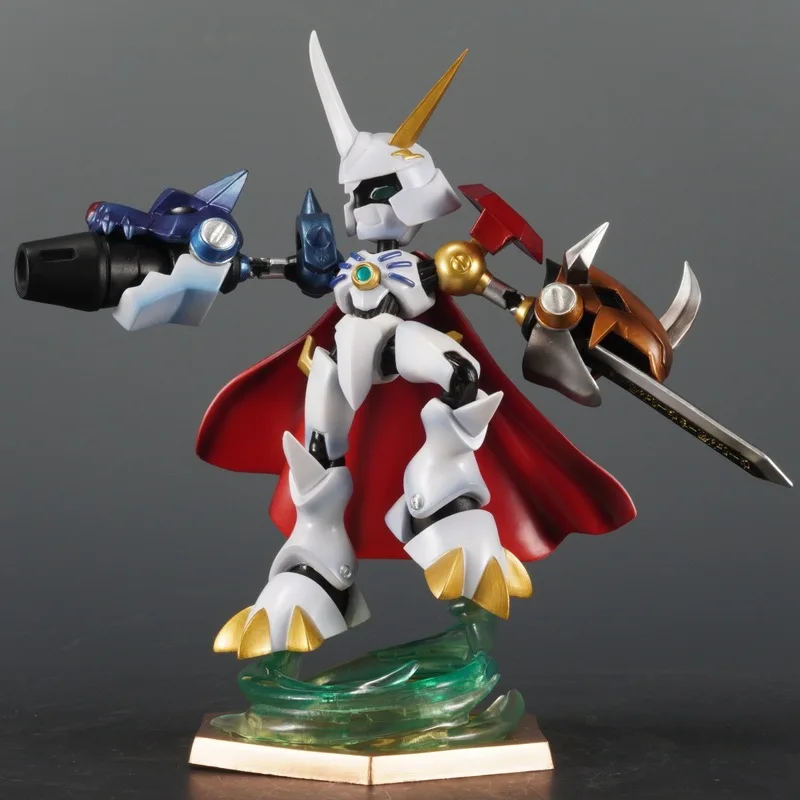 Digimon Adventure Royalknights Series Omegamon versión Q figuras en miniatura de juguete coleccionar adornos periféricos de animé regalos de cumpleaños