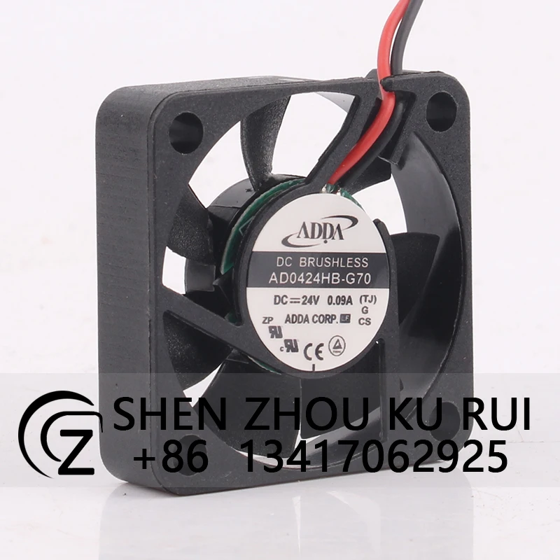 AD0424HB-G70 Cooling Fan for ADDA 12V 48V DC24V 0.09A EC AC 40X40X11MM 4cm 4010 Chassis Ultra-thin Centrifugal Axial Industrial