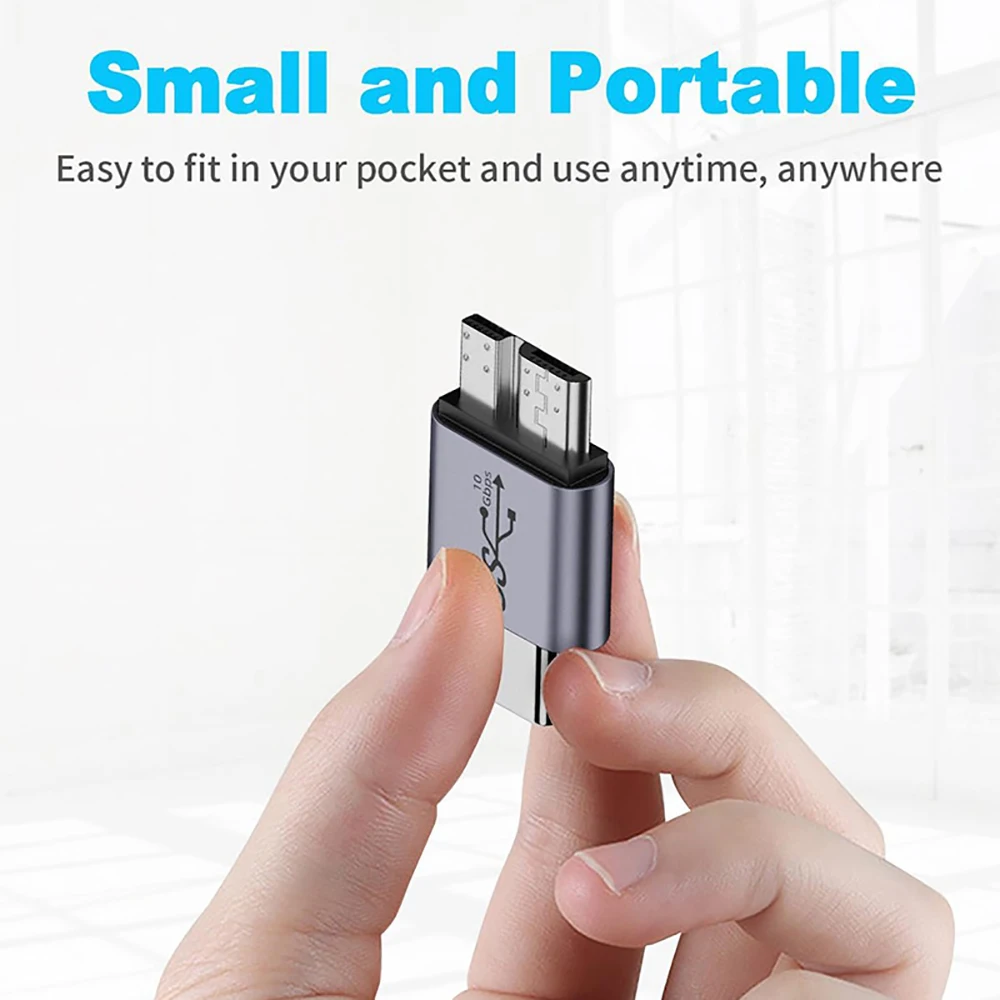 

10Gbps USB 3.0 to Type C Extender Adapter Connector USB C Female to Micro USB Male Converter For Laptop External Hard Drive Disk