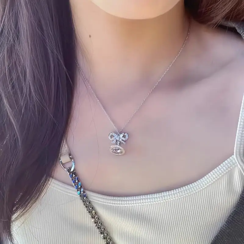 

Outlet Knot Pl Nelace Girl's M Chain Gold Poer Silver Purple Ball DIY Ткань Crts European Sle
