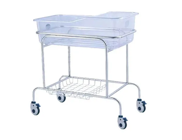 

A-153 Hot Sale Hospital Stainless Steel Medical Baby Bed Baby Cots Price