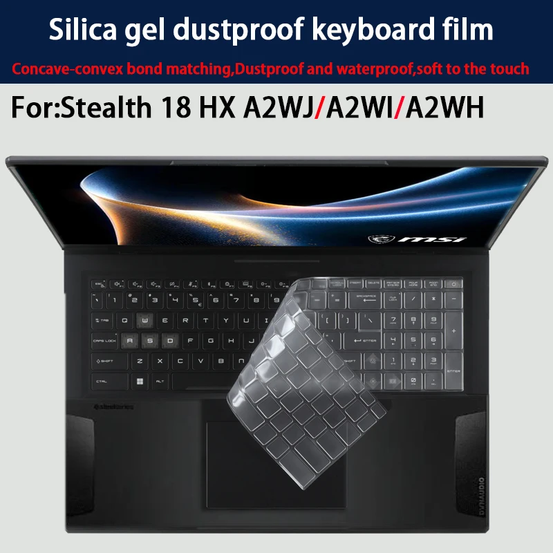 

Новая клавиатурная пленка MSI Stealth 18 HX A2WJ, пленка для экрана ноутбука Stealth 18 HX A2WI/A2WH, закаленная пленка, матовая пленка, пленка с защитой от синего света