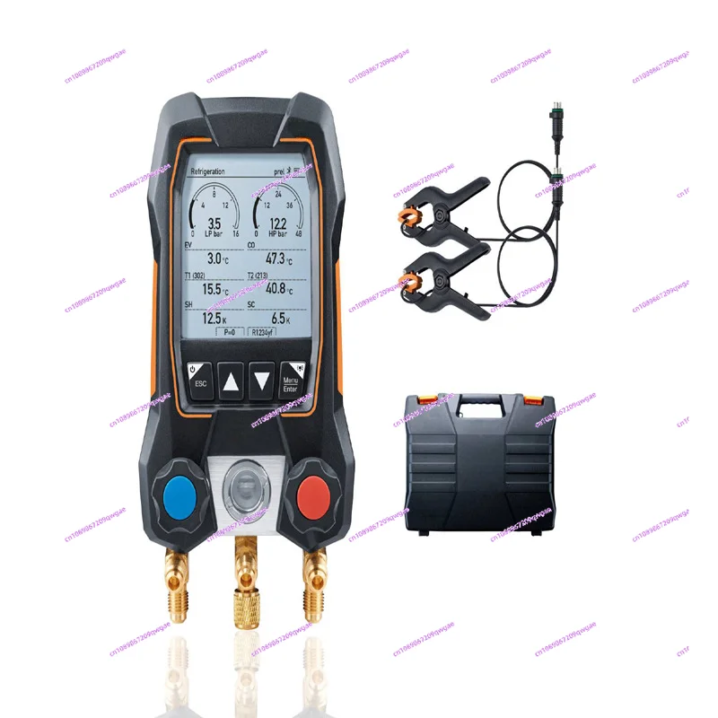 557s Smart Vacuum Kit Digital Manifold with Wireless Vacuum and Clamp Temperature Probes Bluetooth