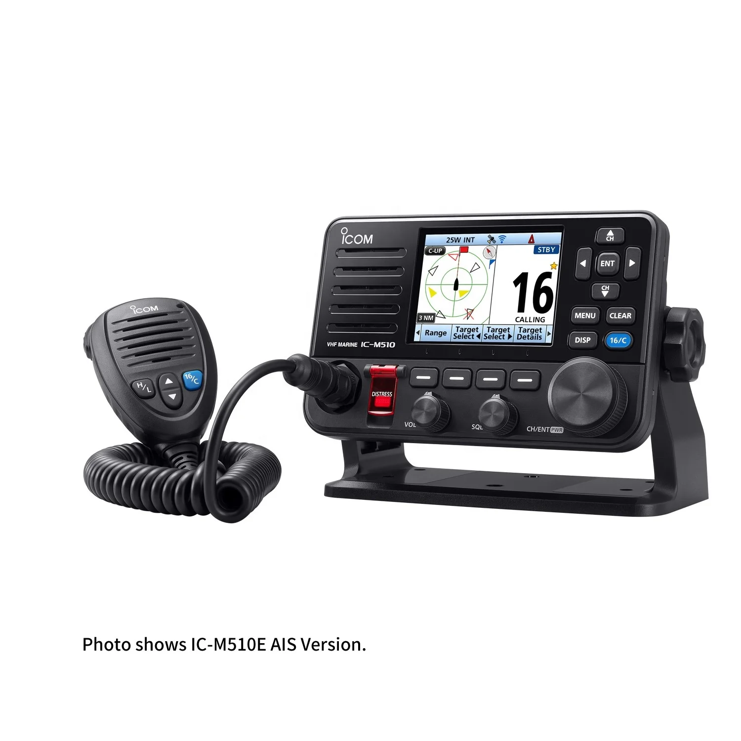 

Icom IC-M510E VHF Marine Radio EVO | 25W Fixed-Mount Transceiver with DSC, AIS Receiver, and Built-in GPS