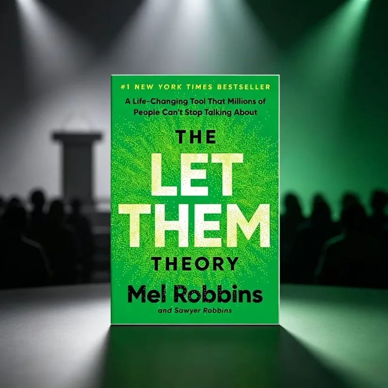 The Let Them Theory By Mel Robbins, Hardcover Self‑Improvement Book, Mental Health Emotional Healing Reading Book