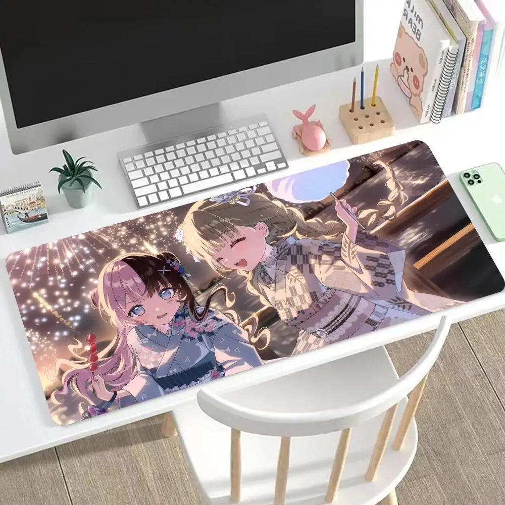 

Japanese Summer Festival Mouse Pad Cute HD Mousepad Pad Extended Gaming Keyboard LargeMousepad 90x40cm XXL Gamer Mousepad