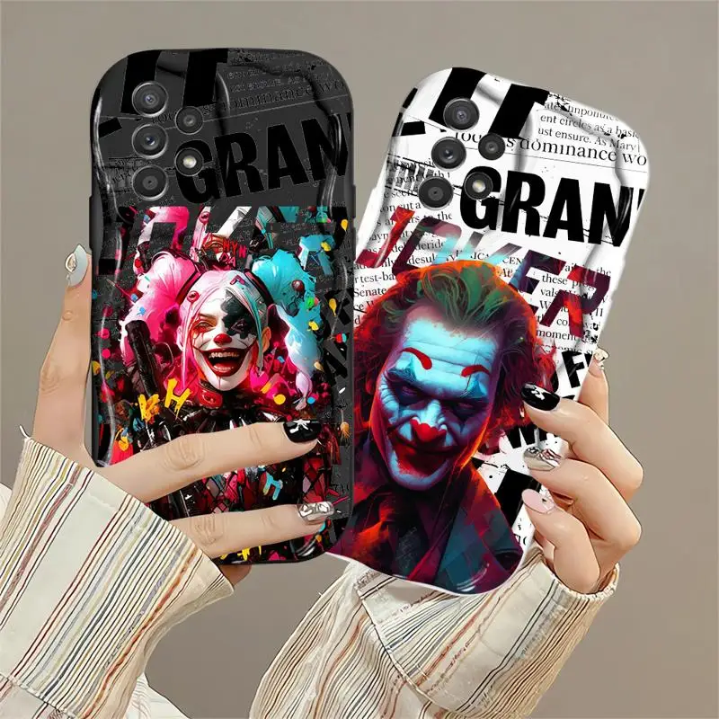 J-Joker Harley Quinn Lovers Phone Case for Galaxy A10 A20 A30s A50 A02s A03 Core A04s A04e A05 A11 A21s A51 A71 4G