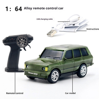 1: 64 Hot Selling Alloy Mini Remote Control Car Retro Sang Travel Car Model Lighting Remote Control Car Off-Road Vehicle Toy
