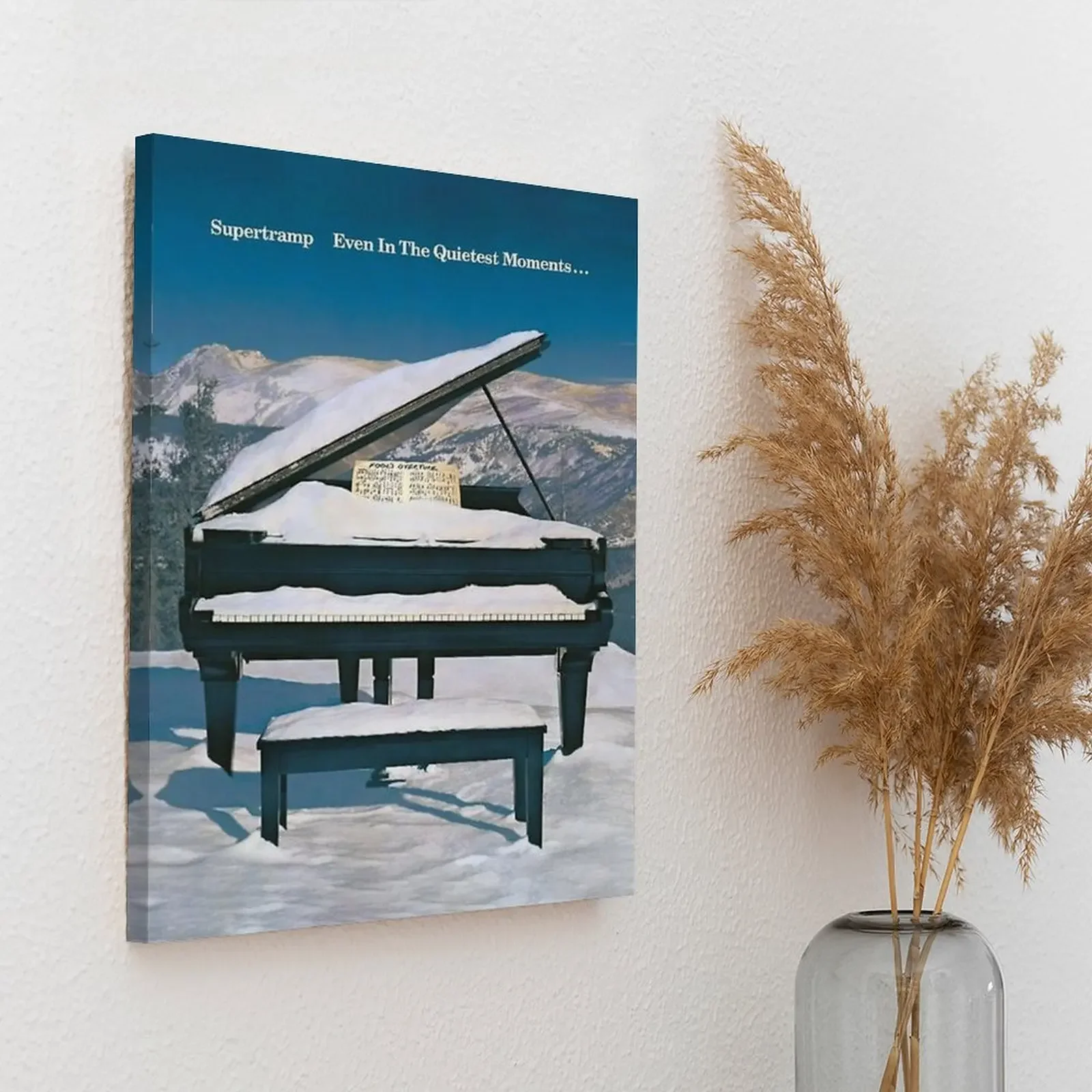 Supertramp Even In The Quietest Moments Canvas Painting Club Bar Kitchen Kitchen Cinema Create Framed Wall Paintings