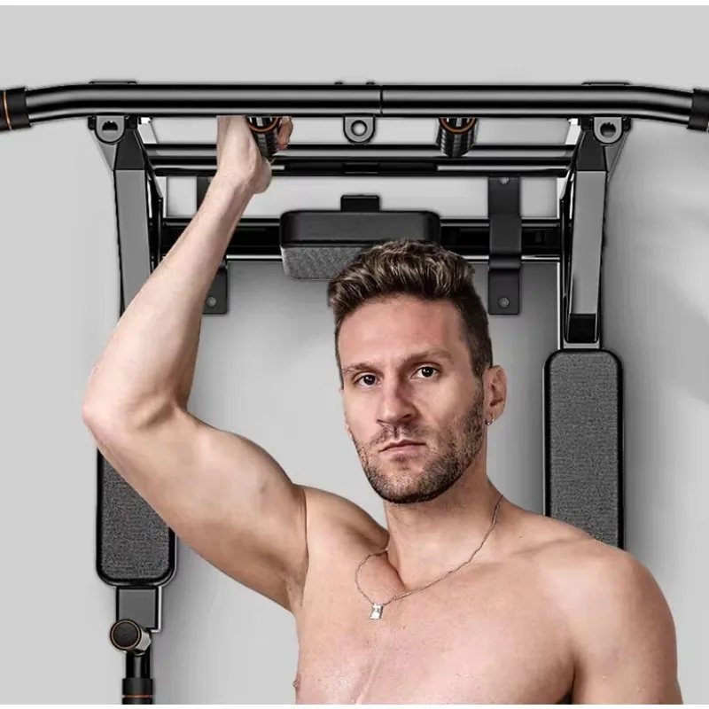 

Home Fitness Equipment Wallmount Horizontal Bar Pull-up Indoor Horizontal Bar Wall Perforated Parallel Bar Frame