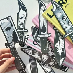 30pcs dagger bookmark horror knife decoration student office reading book labeling paper card DIY creative gift bookmarks