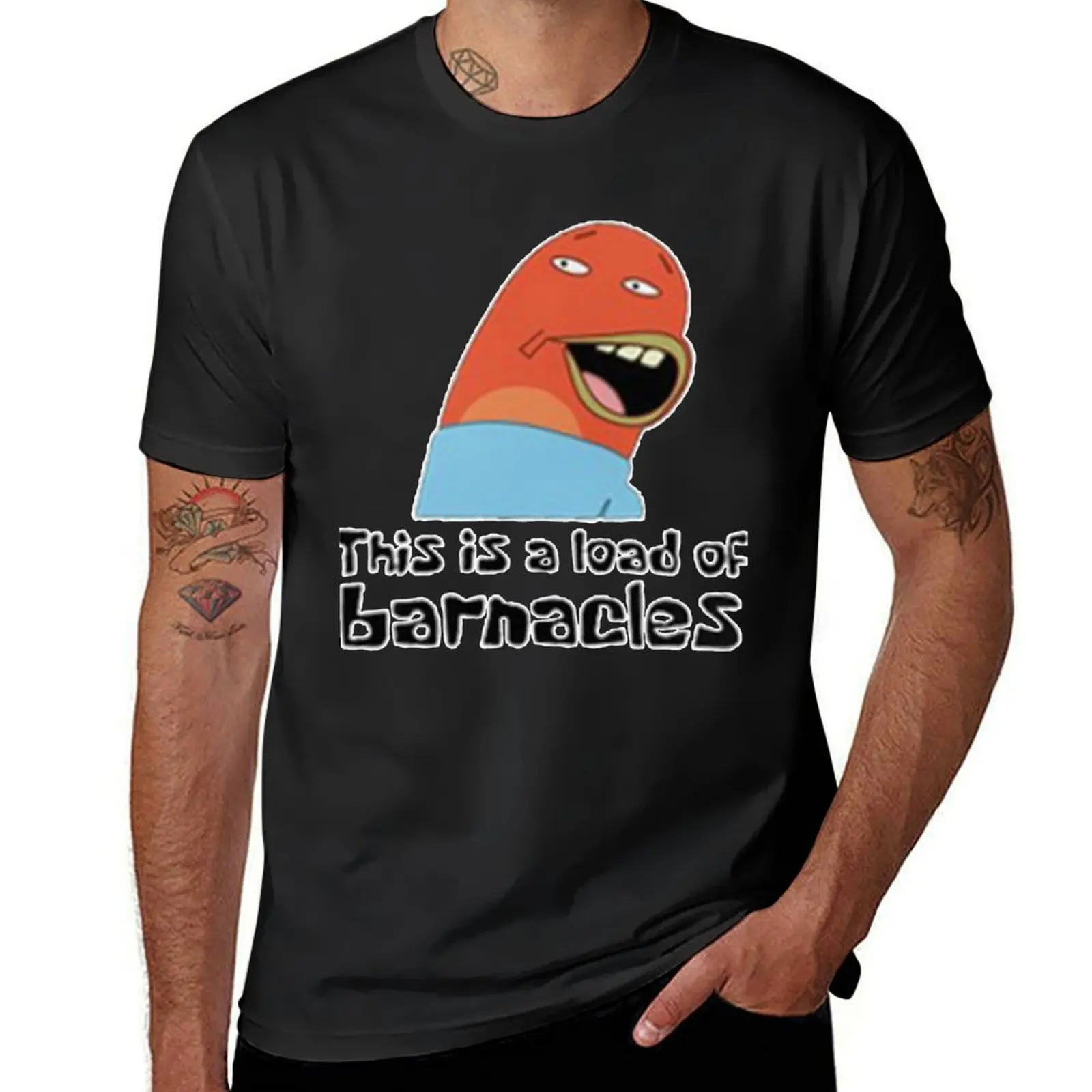 This is a Load of Barnacles T-Shirt graphics sports fans customizeds mens white t shirts