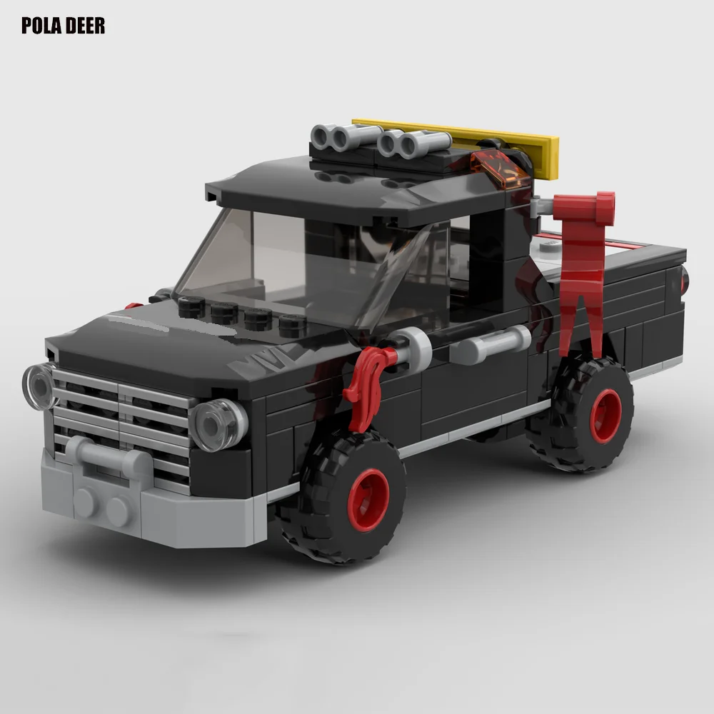 Poladeer 1924 Pcs Transport Heavy Truck Creative Design Custom Assembly Building Blocks Puzzle Model Boy Toy Holiday Gift