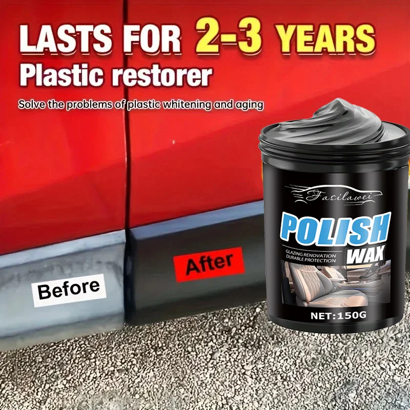 Car Plastic Restorer Back To Black Gloss Car Cleaning Products Plastic Leather Restore Auto Polish And Repair Coating Renovator