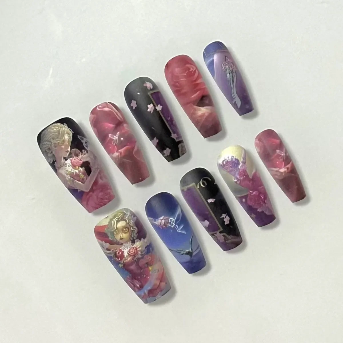 الهوية الخامس كرنفال كرسي مسمار الفن مانيكير فتاة Naib إميلي إيما تزيين مجوهرات الأظافر تأثيري الدعائم طالب الكرتون الهدايا #6