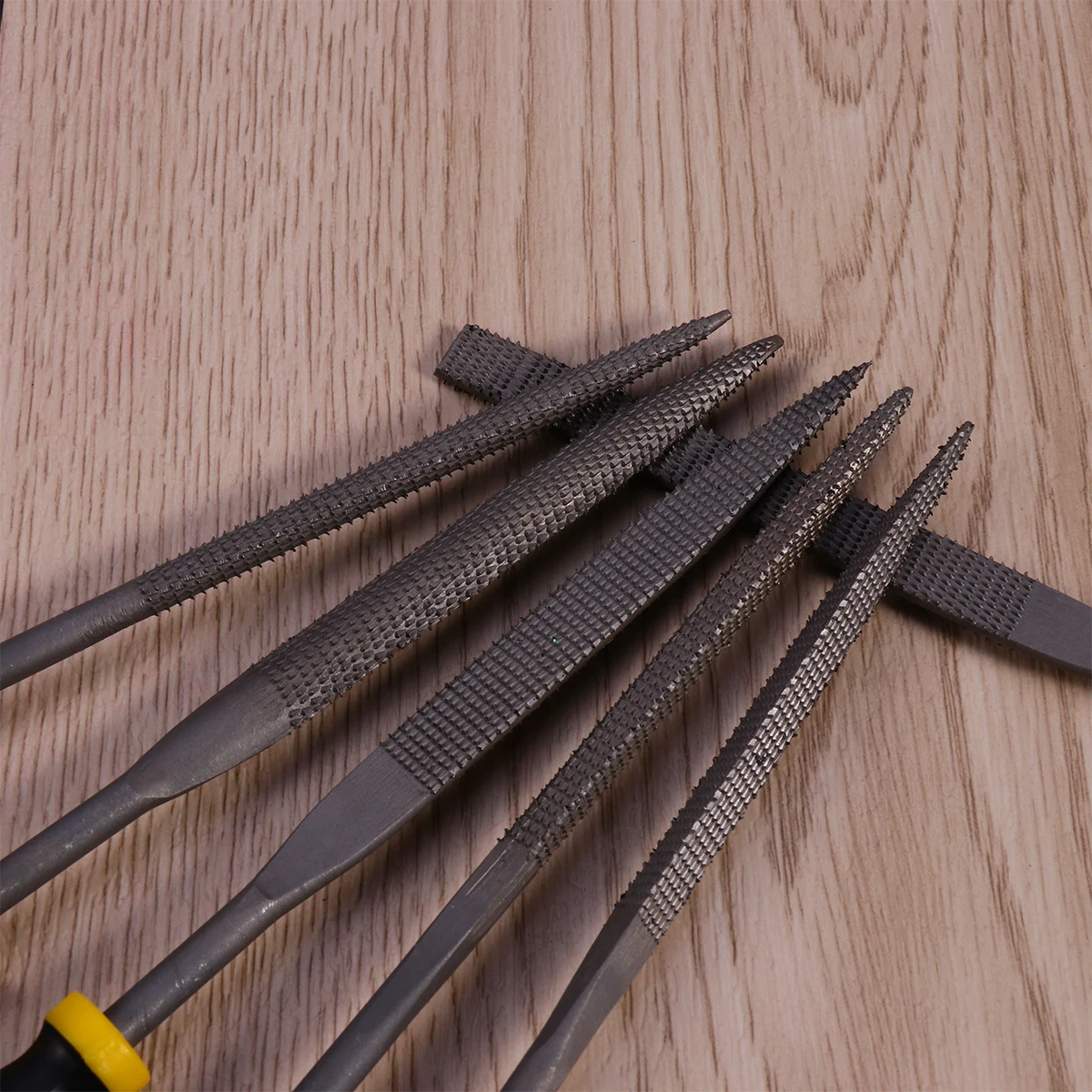 

6Pcs Durable Construction Mini File Set Uncompromising Quality Rasp Cut Teeth For Various Materials