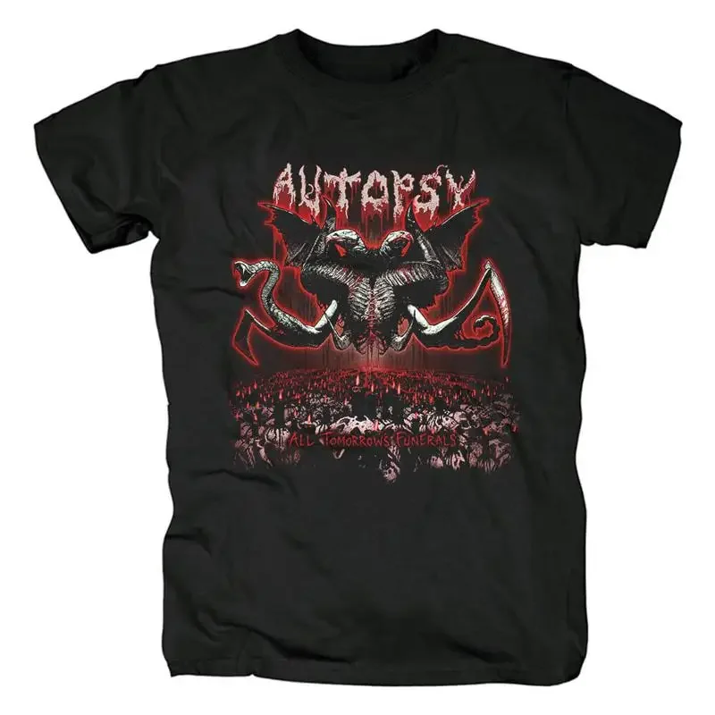 Autopsy Band Music On Stage Black T Shirt Cotton All Size Jh274