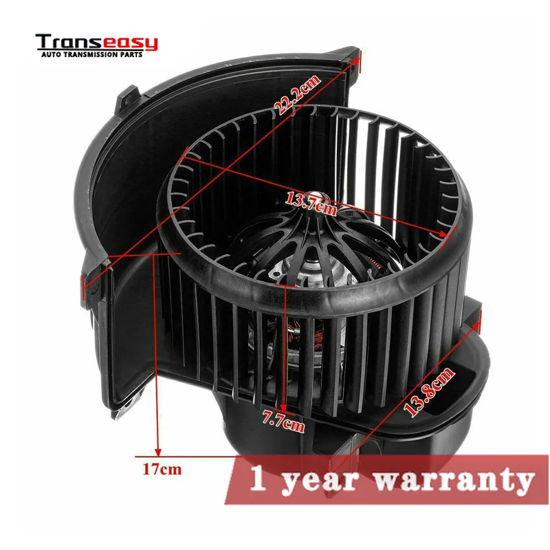 7L0820021N HEATER BLOWER MOTOR FAN RHD 7L0820021S FIT FOR VW TOUAREG Q7 4L 02-15 AMAROK