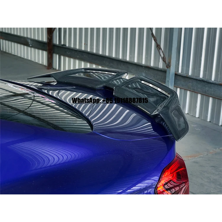 

DarwinPRO BKSS Style Carbon Fiber Trunk Spoiler Rear Wing Spoiler Ducktail FitBMW M4 F82 4 Series F22