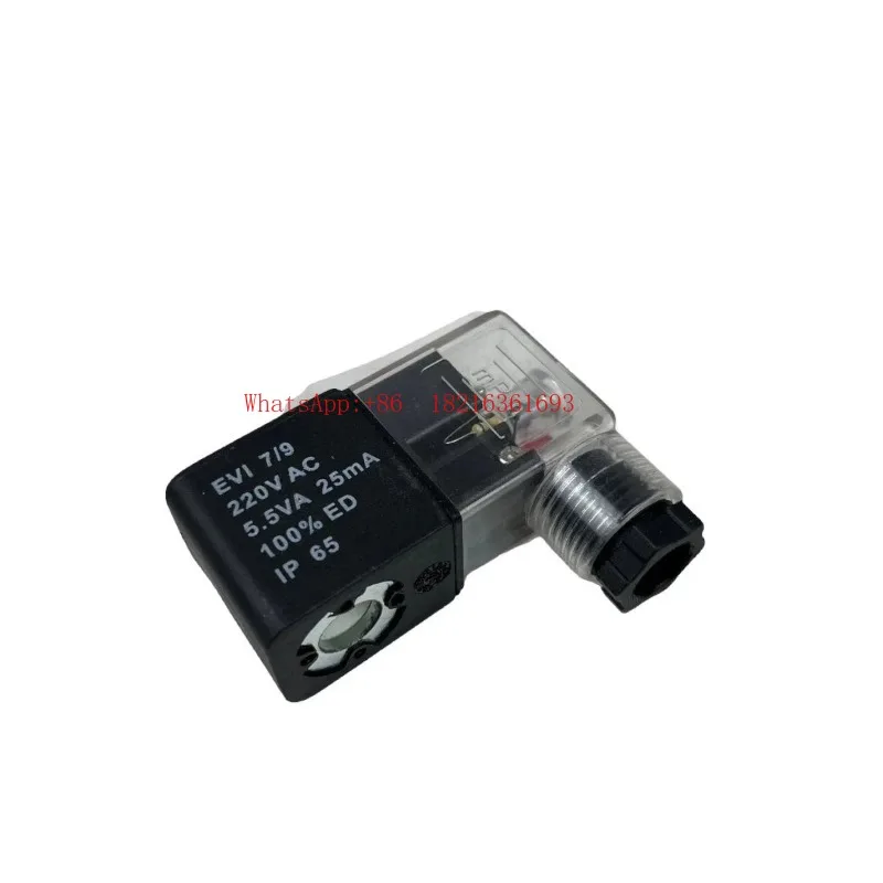 Limited Offer EVI7/9 Pneumatic Solenoid Valve Coil 220V AC/24V DC, All Copper Coil, IP65 Protection