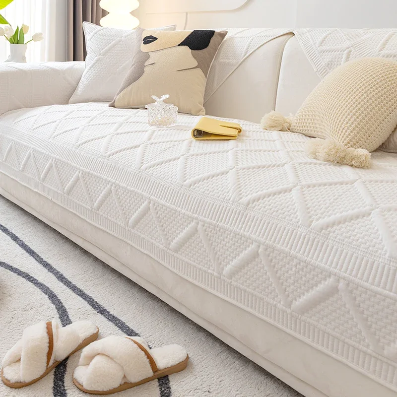 

Thicken Cotton Sofa Covers Pets Kid Mat Sofas Towel Anti-slip Couch Protector Slipcover Removable Sofa Blanket for Living Room