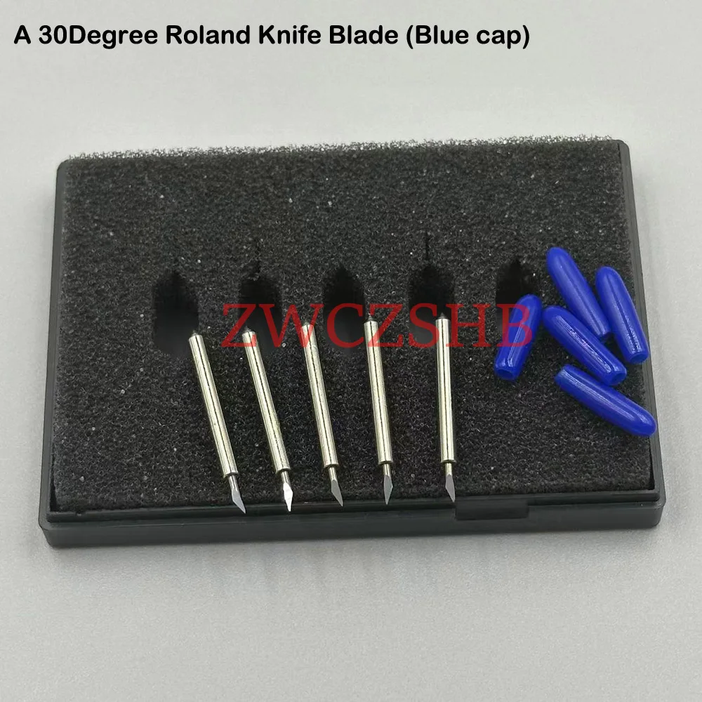 10PCS Roland Schneiden Plotter Messer Klinge 30/45/60 Grad Hartmetall Klinge Für Roland XC540 SP540 VP300 VP540 VS420 BN20 – Detail 9
