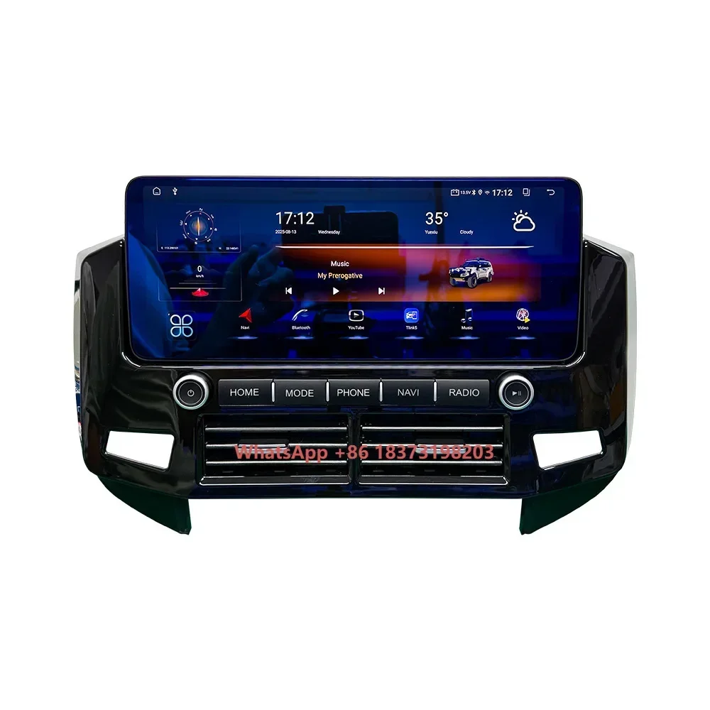 Compatible with 2007-2020 Pajero V97 V73 PAJERO 12.3-inch Android Central Control Navigation Screen