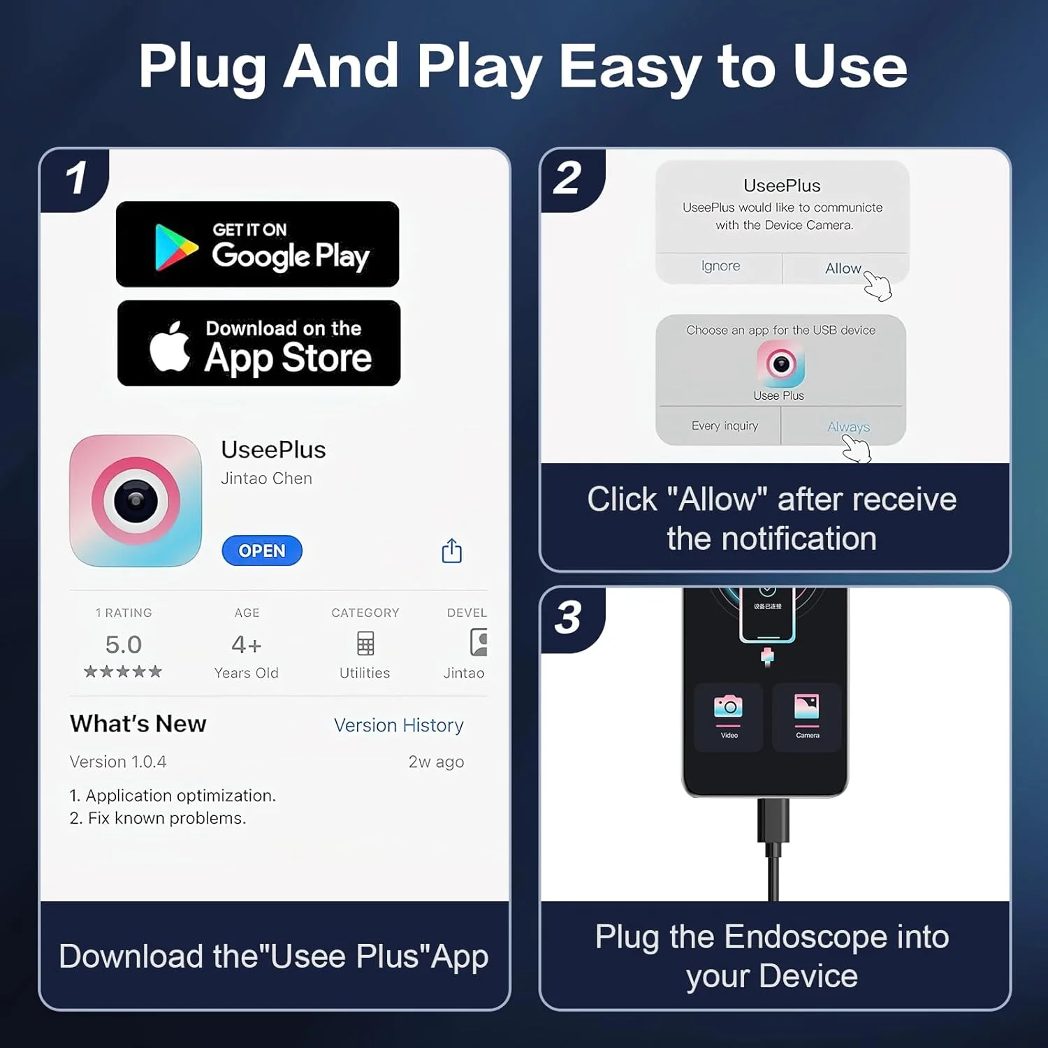 Endoscopio da 5.5/8mm per Android Iphone e IOS Smartphone Tubo per auto Automotive Boroscopio Strumenti di ispezione fognarie Dispositivo per telecamere per endoscopia