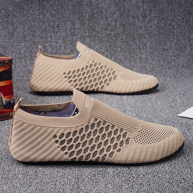 YRZL Loafers Men Driving Moccasins Thin Bottom Flats Walking Shoes Breathable Non Slip Casual Loafers Summer Mens Shoes
