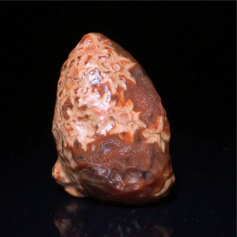 أحجار الصحراء الطبيعية Gobi بوتيك المنغولية الوريد حجر الخرز Alxa Gobi العقيق مجوهرات اكسسوارات مبيعات سلوان agae