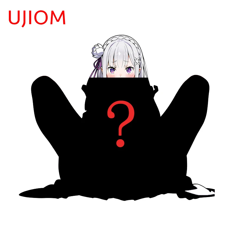 UJIOM Emilia Beautiful Girl Wall Sticker Delicate Tendy Attractive Unique Scratch Proof Decal Suitable For Light Switch Decor