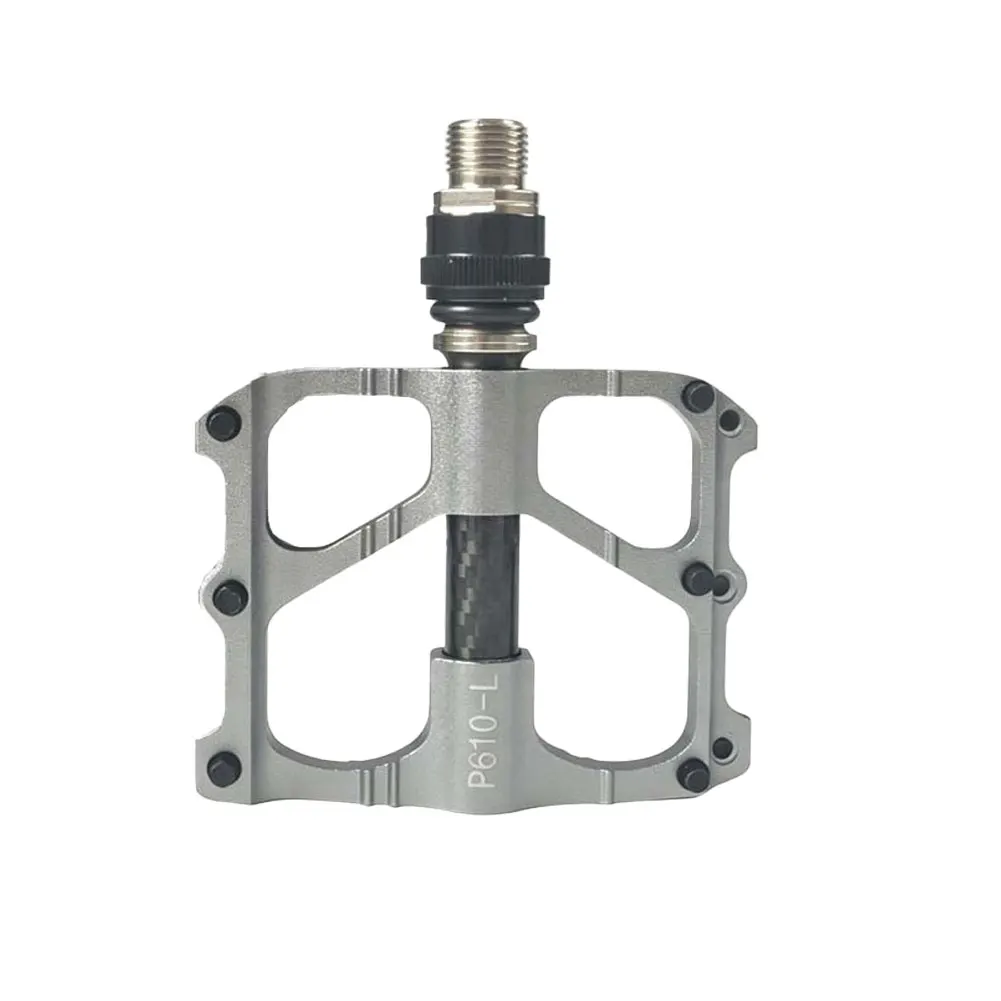 Aluminum Alloy Pedals with Quick-Release Functionality and Threaded Mounting for Use on Most Adult-Sized Bicycles