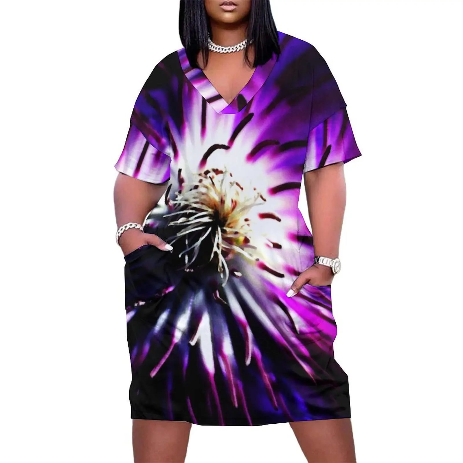 

Atonement Loose Pocket Dress Aesthetic clothing chic and elegant evening dress